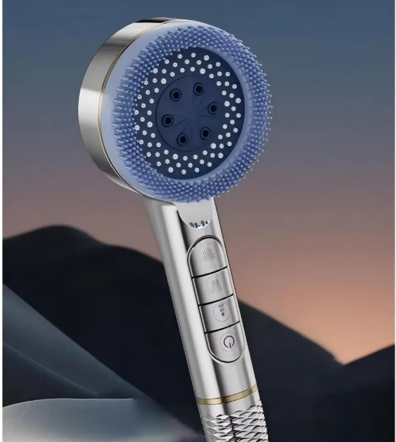 Pommeau de douche haute pression, 4 modes, Massage à l'eau pressurisée, avec filtre, mélangeur de douche à main, accessoires de salle de bains