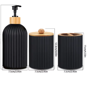 Boîte de rangement pour brosse à dents, récipient supérieur, distributeur à main, boule de coton, porte-brosse à dents