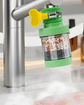 Cartouche de Filtration de filtre purificateur d'eau propre, 1 pièce, filtre à charbon, filtre de robinet d'eau, cuisine domestique, robinet de maison, Mini robinet