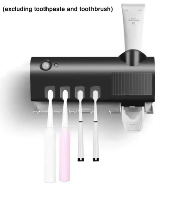 Stérilisateur solaire mural pour brosse à dents UV, avec porte-brosse à dents automatique